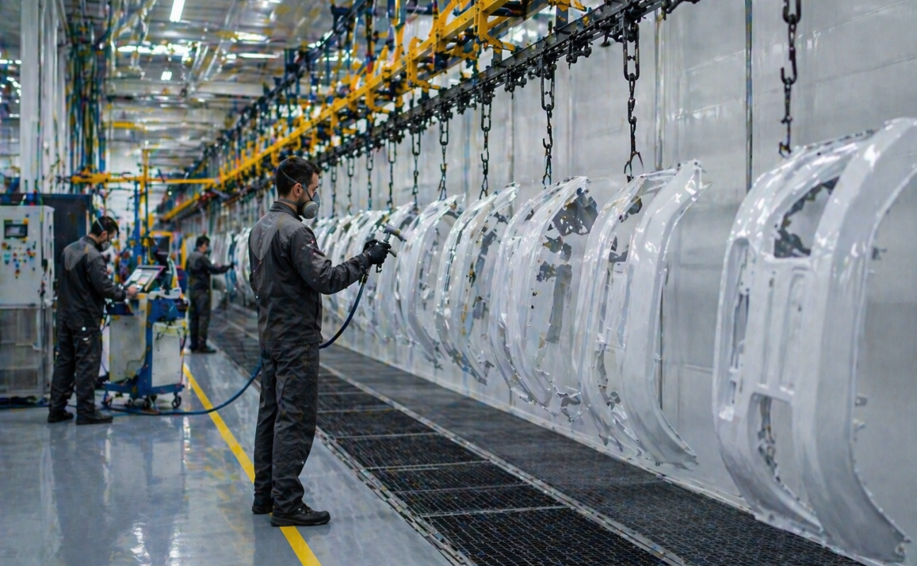 VKS Pintura Líquida · Pintura Líquida Industrial de Alta Gama para Piezas de Plástico en Barcelona